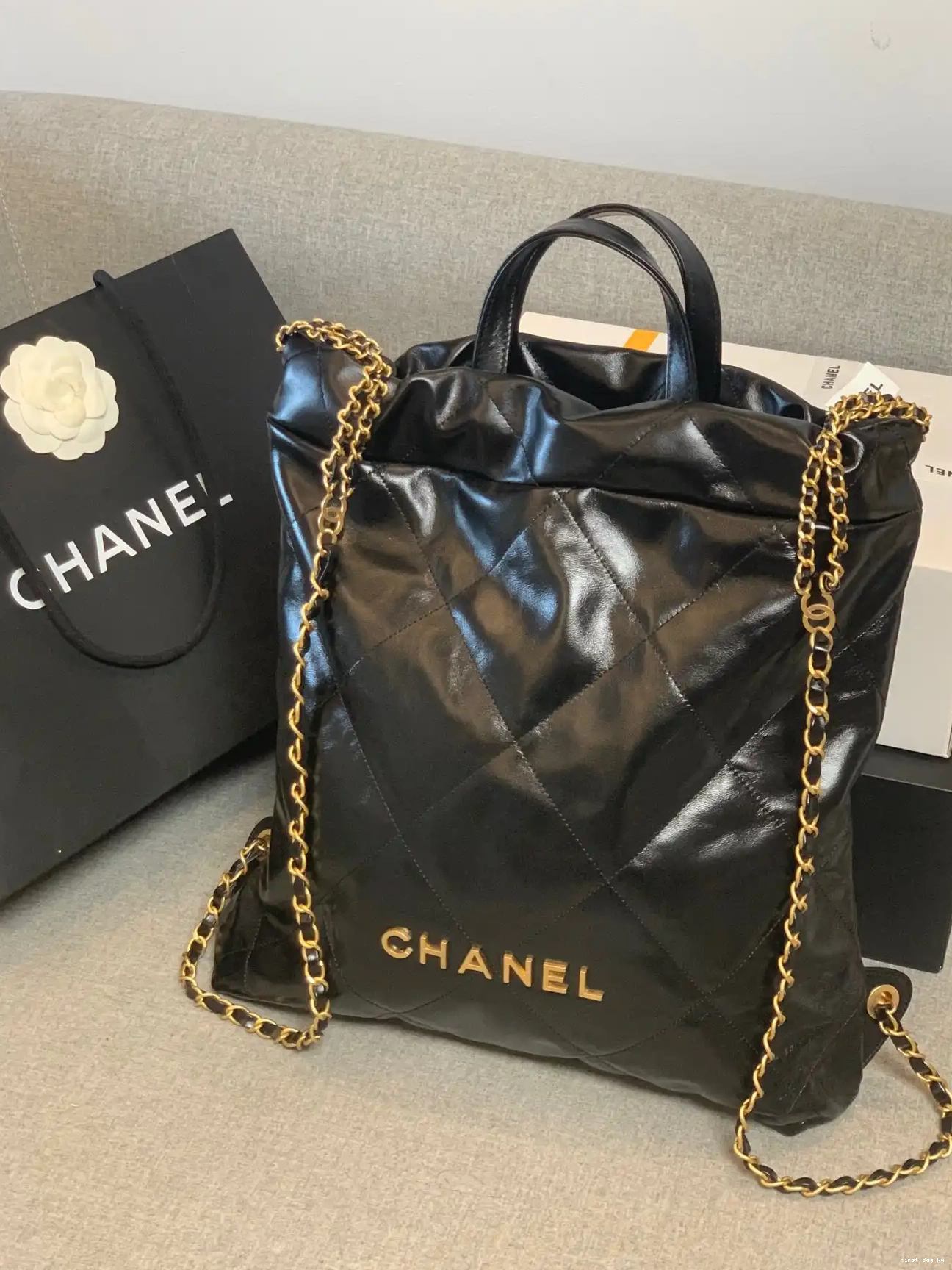 First Bag Ru 22 LARGE BACKPACK CHANEL 0519